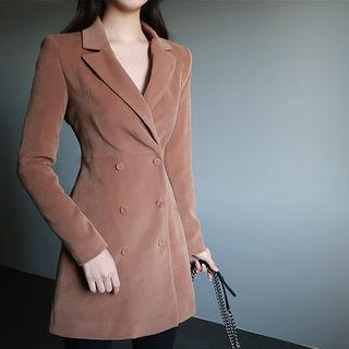 Double-breasted Mini Blazer Dress