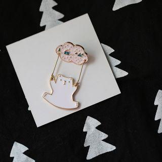 Polar Bear Brooch Pin As Shown In Figure - One Size