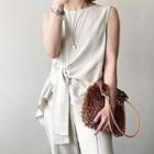Sleeveless Knot Top