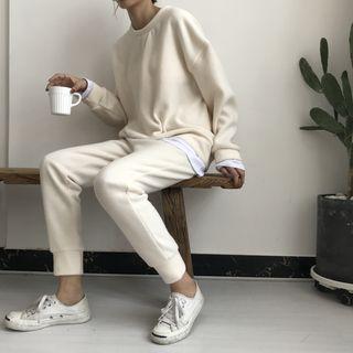 Mock Two-piece Sweatshirt / Sweatpants