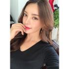 Plunge-neck Slim-fit T-shirt