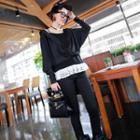 High-waist Slim-fit Pants