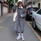 Padded Long Coat Gray - One Size