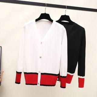 Button-up Panel Cardigan