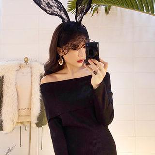Rabbit-ear Veil Lace Hair Band