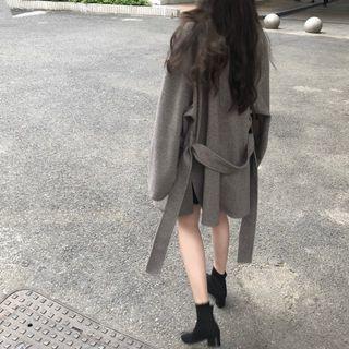 Open-front Coat Khaki - One Size