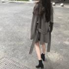 Open-front Coat Khaki - One Size