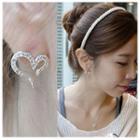 Rhinestone Heart Earring