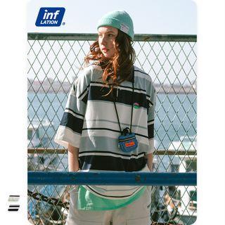 Unisex Striped Polo Shirt