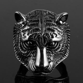 Tiger Stainless Steel Ring