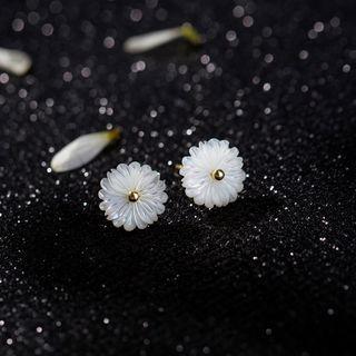 Flower Stud Earring 1 Pair - Daisy - One Size