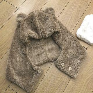 Bear Ear Hooded Neck Warmer