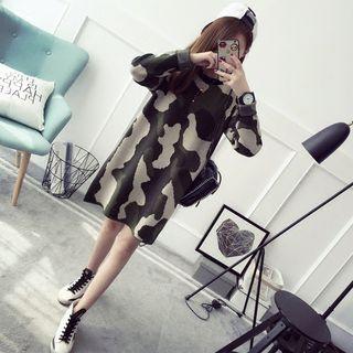 Camouflage Knit Dress