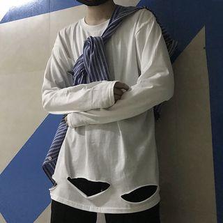 Couple Matching Rip Long-sleeve T-shirt