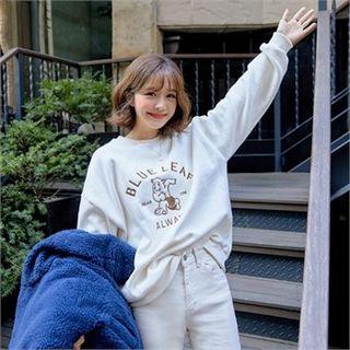 Embroidered Boxy-fit Sweatshirt