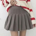 Pleat A-line Skirt