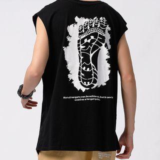 Foot Print Tank Top