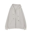 Hooded Zip Jacket / Plain Hoodie