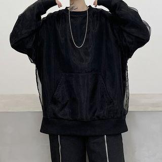 Mesh Overall Sweatshirt