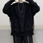 Mesh Overall Sweatshirt