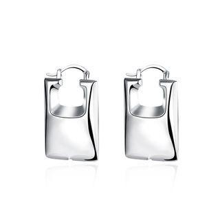 Fashion Popular Handbag Earrings Silver - One Size