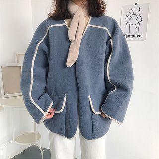 Piped Fleece Jacket