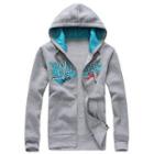 Embroidered Hooded Jacket
