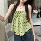 Dot Chiffon Camisole Top