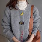 Bee Beaded Cardigan