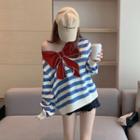 Bow Striped T-shirt