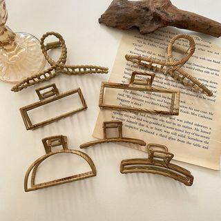 Wooden Print Hair Clamp