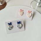 Cat Heart Alloy Dangle Earring