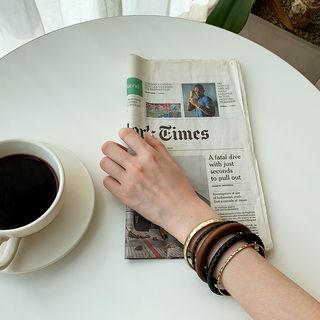 Various Bangle Set Of 5 Gold - One Size