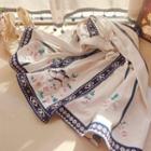 Traditional Chinese Embroidered Maxi Skirt