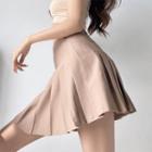 High-waist Pleated Mini Skirt In 6 Colors