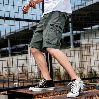 Zip Pocket Cargo Shorts