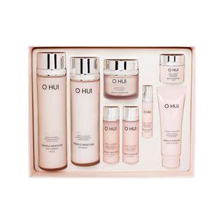 O Hui - Miracle Moisture Special Set: Skin Softener Moist 150ml + 20ml + Emulsion 130ml + 20ml + Cream 30ml + 7ml + Essence 3ml + Cleansing Foam 40ml 8pcs