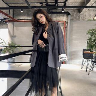 Colorblock Blazer