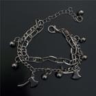 Ax Pendant Necklace Dark Silver - One Size