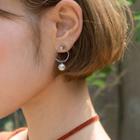 Faux-pearl Ring Earrings