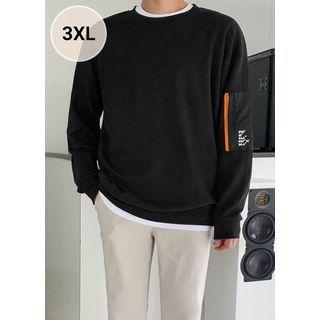 Patched-detail Boxy Sweatshirt