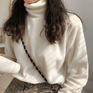 Mock Turtleneck / Turtleneck Fleece T-shirt