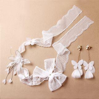 Lace Hair Band / Earring