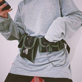 Multi-pocket Belt Bag