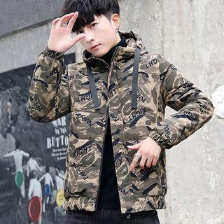 Camo Zip Padded Jacket