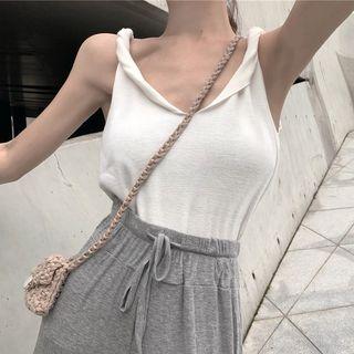 Knit Cami Top White - One Size