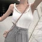 Knit Cami Top White - One Size