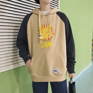 Lion Print Hoodie