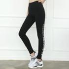 Letter-printed Sports Leggings