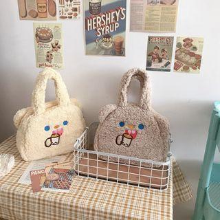 Bear Fleece Tote Bag